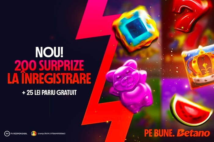 betano 800 rotiri gratuite fara depunere